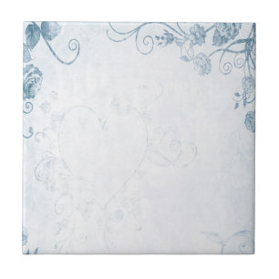 Azulejo Elegante cosecha azul