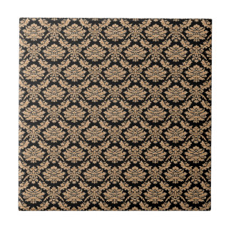 Azulejo Elegante Diseño Clásico de Demanda de Oro y Negro