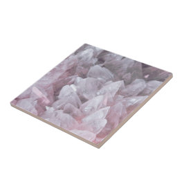Azulejo Elegante Gema Rosa Quartz Gem Mind Body Spirit Ene