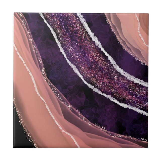 Azulejo Elegante Gemstone moderno (Frente)