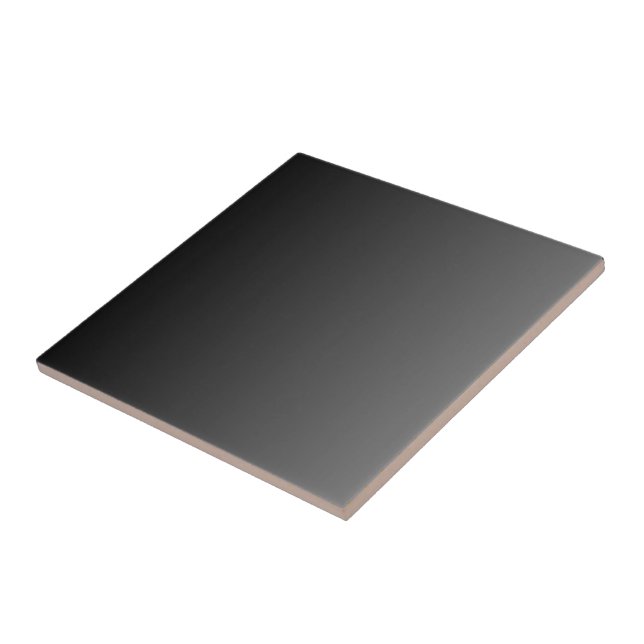 Azulejo Elegante gradiente negro y gris para el hogar mode (Lado)