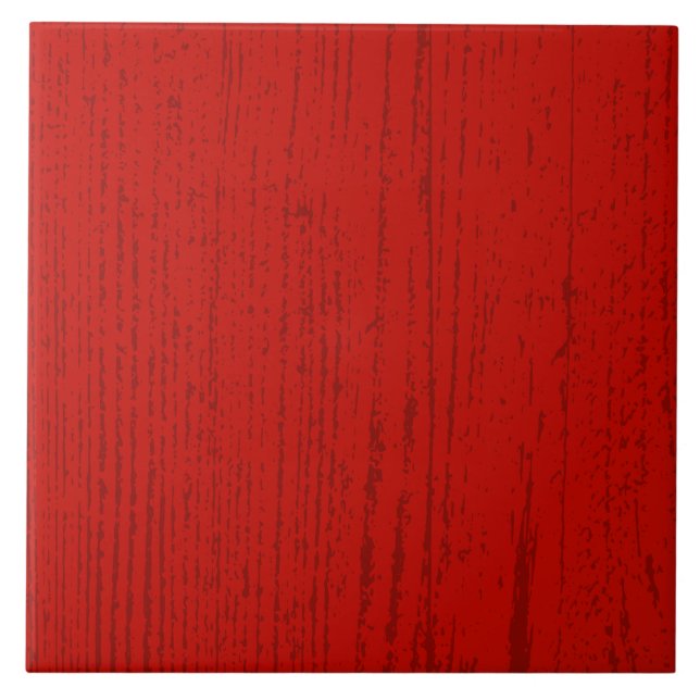 Azulejo Elegante Grano de Madera Roja (Frente)