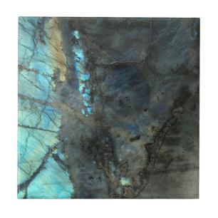 Azulejo Elegante Impresión Zen Aquamarine Gemstone