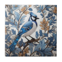 Elegante Jay Azul William Morris Inspirado
