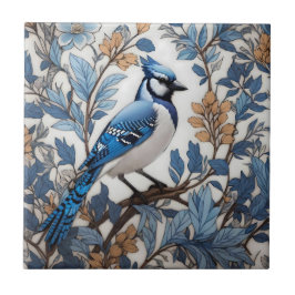 Azulejo Elegante Jay Azul William Morris Inspirado