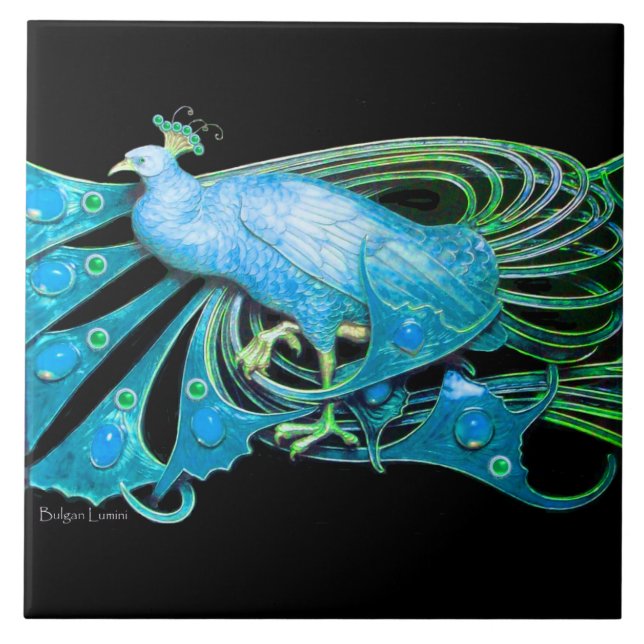 AZULEJO ELEGANTE JEWEL DE LA PISCINA EN AQUA VERDE AZULADO (Frente)