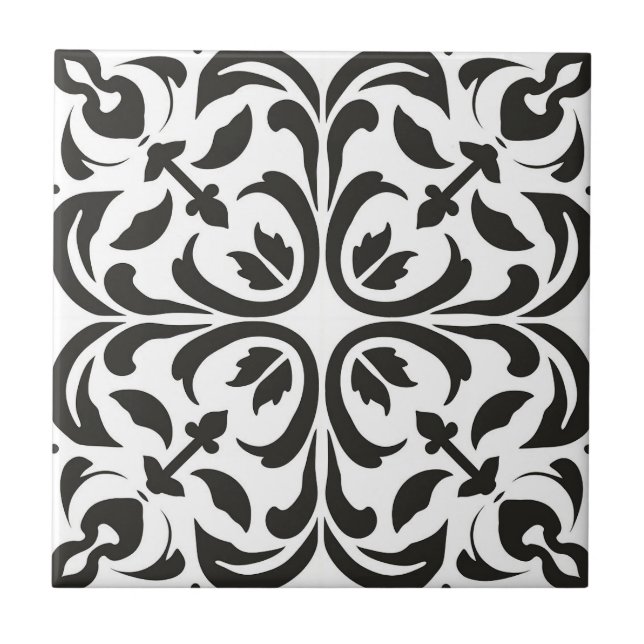 Azulejo Elegante Moda moderna y moderna (Frente)