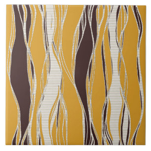 Azulejo Elegante, moderno, con líneas, ocre, marrón, blanc