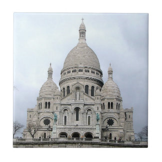 Azulejo Elegante mosaico con una foto del Sacre Coeur de P