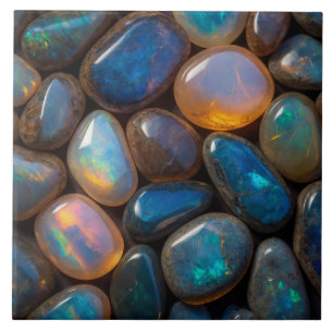 Azulejo Elegante mosaico de cerámica opal