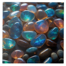 Azulejo Elegante mosaico de cerámica opal