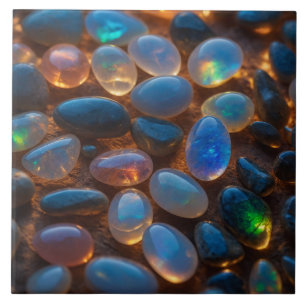 Azulejo Elegante mosaico de cerámica opal