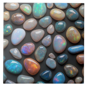 Azulejo Elegante mosaico de cerámica opal
