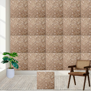 Azulejo Elegante mosaico de pared de Purpurina beige brill