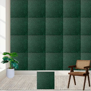 Azulejo Elegante negrita Purpurina verde Sprinkle Radiant