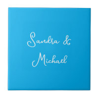 Elegante Personalizado personalizado azul de Azure
