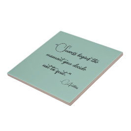 Azulejo Elegante Personalizado Tu cita favorita