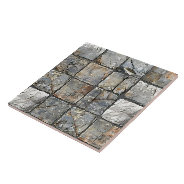 Azulejo Elegante piedra angular grupal para espacios moder (Lado)