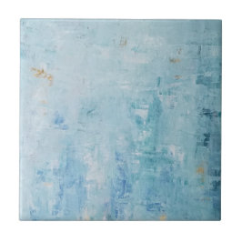 Azulejo Elegante piedra azul y dorada