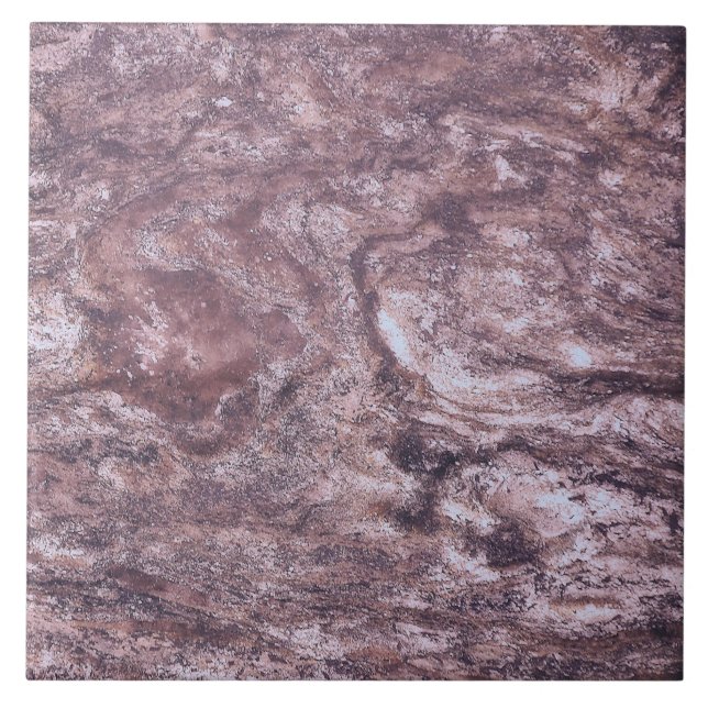 Azulejo Elegante Rosa de Moda Mármol rosa (Frente)