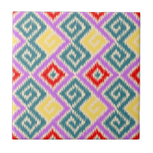 Elegante y alegre estilo de ikat mexicano Kitchen 