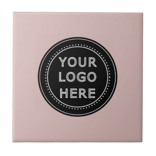 Azulejo Elegante y elegante código QR negro