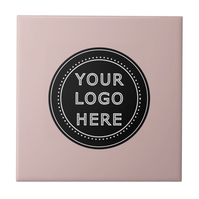 Azulejo Elegante y elegante código QR negro (Frente)