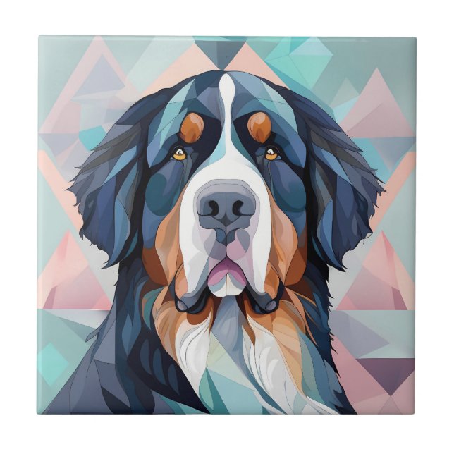 Azulejo Elegante y elegante montaña bernese (Frente)