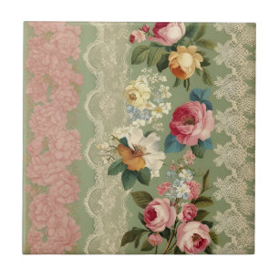 Azulejo Elegantes franjas de época