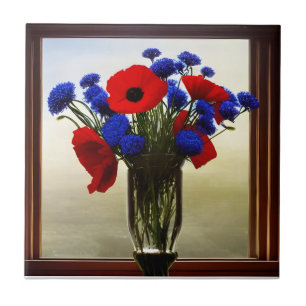 Azulejo Elegantes Papas Florales Tejido Cerámico Decorativ