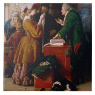 Azulejo Elegir el vestido del Boda, del capítulo 1 de 'El