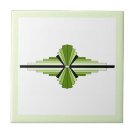 Azulejo Elementos Art Deco de las mezquitas verdes