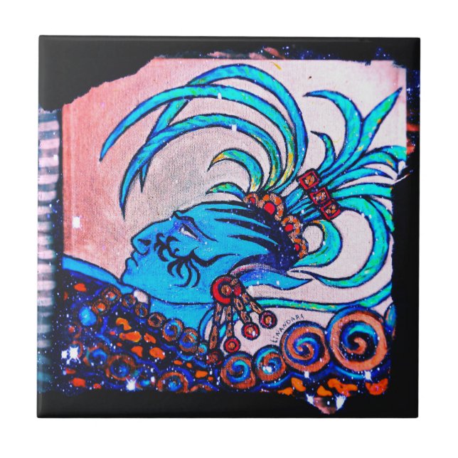 Azulejo Elf Maya: Defiance (Frente)