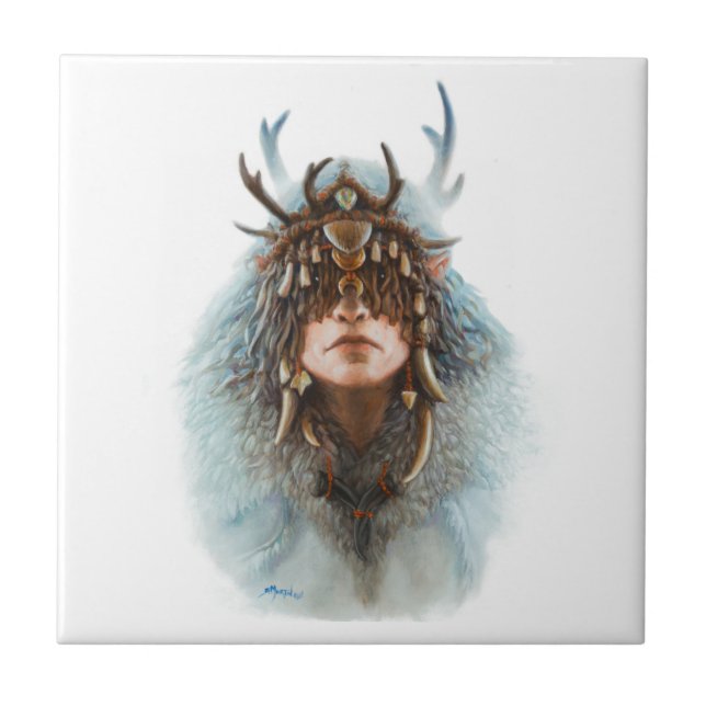 Azulejo Elf Shaman (Frente)