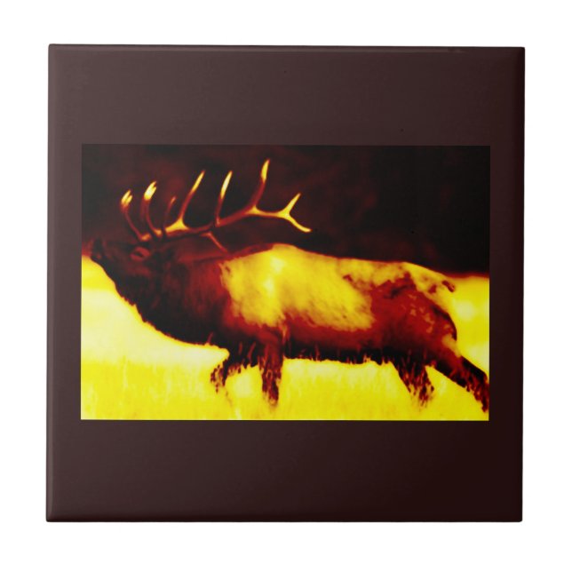Azulejo Elk Horn Elk Tile (Frente)