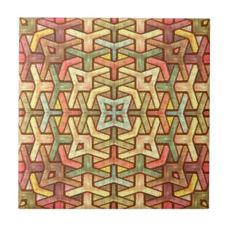 Azulejo Embutido de madera del arco iris