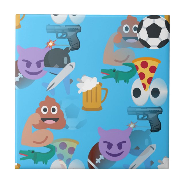 Azulejo emoji de niños (Frente)