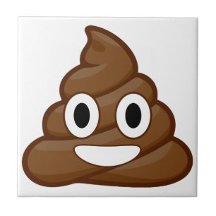 Azulejo emoji de poop