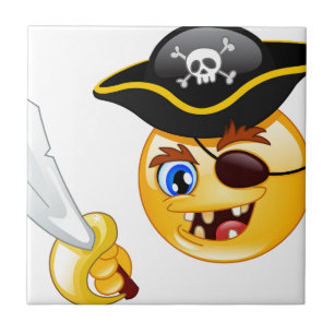 Azulejo emoji pirata