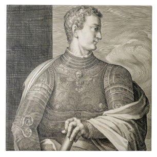 Azulejo Emperador de Gaius César "Caligula" (ANUNCIO