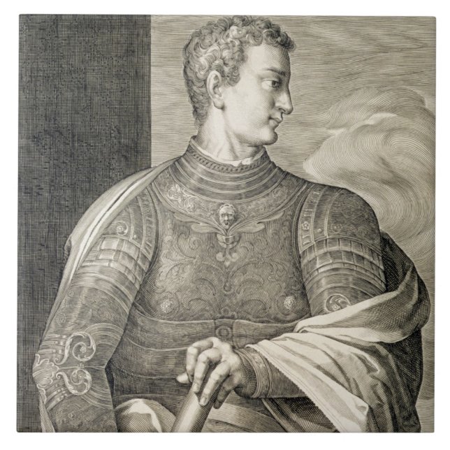 Azulejo Emperador de Gaius César "Caligula" (ANUNCIO (Frente)