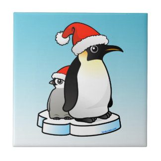 Azulejo Emperador Penguin Santa