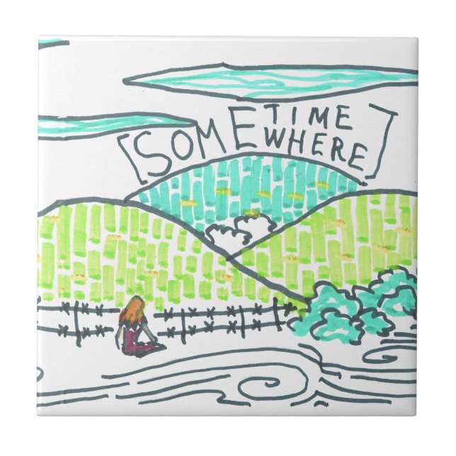 Azulejo En algún momento / en algún momento (Frente)