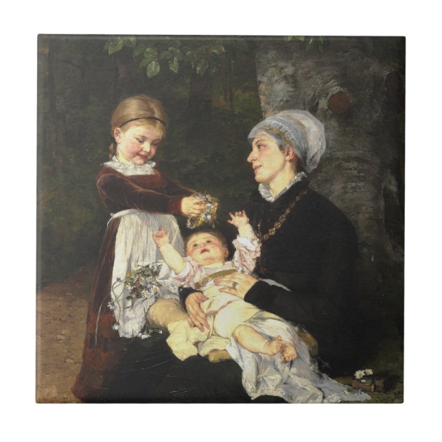 Azulejo En Ammes Besøg - Bertha Wegmann Bella Artes (Frente)