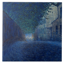 Azulejo En Dusk (Paisaje nocturno) (Escena nocturna)