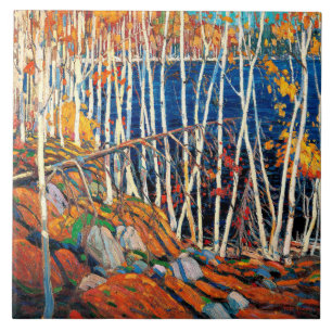 Azulejo En el norte, arte fino de Tom Thomson,