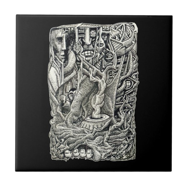 Azulejo En el sótano (Frente)