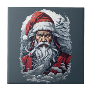 Azulejo En huelga Samurai Santa Claus