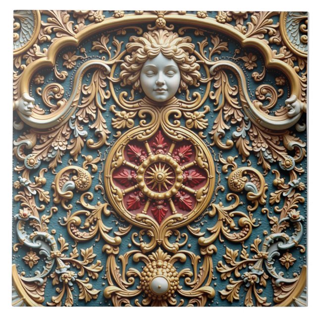 Azulejo En la Casa del Sueño Radiante (Frente)
