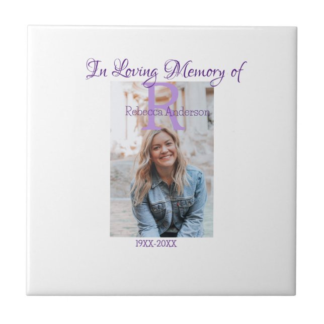 Azulejo En la memoria amorosa de la memoria mantener la me (Frente)